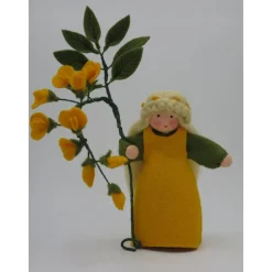 Goldregen - Blumenkind für den Jahreszeitentisch - Waldorf Art - Frühling - Art. Nr. FR9