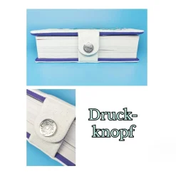 Gotteslob Buchhülle aus Glitzer-Kunstleder Geschenk zur Kommunion