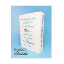 Gotteslob Buchhülle aus Glitzer-Kunstleder Geschenk zur Kommunion