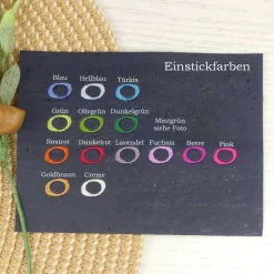 Gotteslobhülle & Bibelhülle aus Kork Leder in dunkelblau – personalisiert Geschenkidee zur Kommunion, Konfirmation