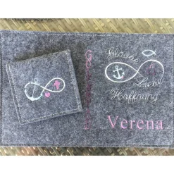 Gotteslobhülle | Glaube Liebe Hoffnung |Gebetbuch Hülle Geschenk Kommunion Firmung Geschenkidee Gott Kirche religiös