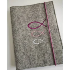 Gotteslobhülle aus 100% Wollfilz mit Wunschmotiv