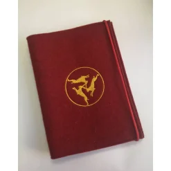 Gotteslobhülle aus 100% Wollfilz mit 3 Hasen Fenster