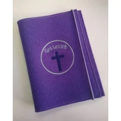 Gotteslobhülle aus 100% Wollfilz mit Wunschmotiv, Gotteslob