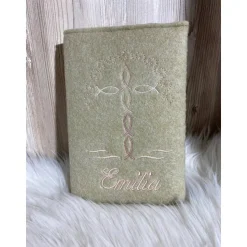 Gotteslobhülle aus Filz (Farbe & Stickerei wählbar) - Hülle für katholisches Gebet- und Gesangbuch
