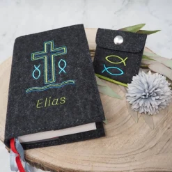 Gotteslobhülle aus Wollfilz