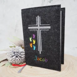 Gotteslobhülle aus Wollfilz