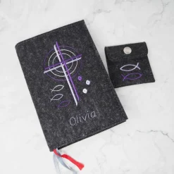 Gotteslobhülle aus Wollfilz