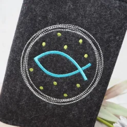 Gotteslobhülle aus Wollfilz