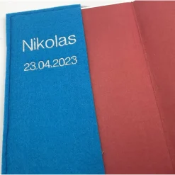 Gotteslobhülle aus Wollfilz - Gotteslobeinband - Schutzhülle für das Gotteslob - Personalisierbar -