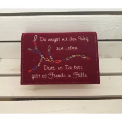 Gotteslobhülle aus Wollfilz - Gotteslobeinband - Schutzhülle für das Gotteslob - Personalisierbar -