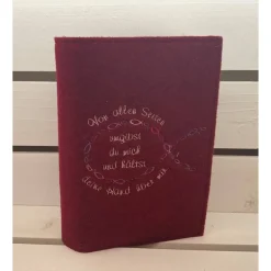 Gotteslobhülle aus Wollfilz - Gotteslobeinband - Schutzhülle für das Gotteslob - Personalisierbar -