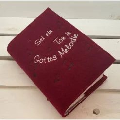 Gotteslobhülle aus Wollfilz - Gotteslobeinband - Schutzhülle für das Gotteslob - Personalisierbar -