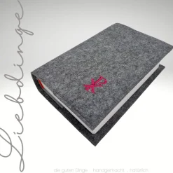 Gotteslobhülle Filz. Einband Gesangbuch CHI RHO Christusmonogramm personalisierbar  KL233