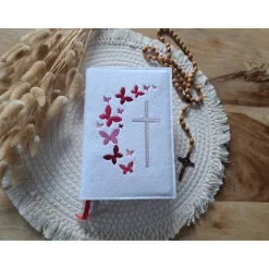 Gotteslobhülle Filz Kommunion 2025 kommt her und esst! personalisierbarer Einband Erstkommunion