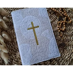 Gotteslobhülle Filz Kommunion 2025 personalisierbar Ornamente 