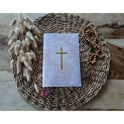 Gotteslobhülle Filz Kommunion 2025 personalisierbar Ornamente 