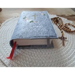 Gotteslobhülle Filz Kommunion 2025 kommt her und esst! personalisierbarer Einband Erstkommunion