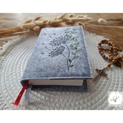 Gotteslobhülle Filz Pusteblume Kommunion 2025 personalisierbarPusteblume kommt her und esst Erstkommunion