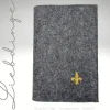 Gotteslobhülle FLEUR DE LIS Filz. Gesangbuch. Gotteslob  KL232