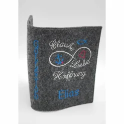 Gotteslobhülle Glaube Liebe Hoffnung Gebetbuch Hülle Geschenk Kommunion Firmung religiös personalisier