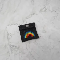 Gotteslobhülle Gotteslobeinband Segelboot Boot Regenbogen