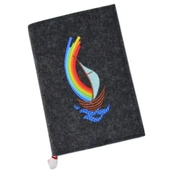 Gotteslobhülle Gotteslobeinband Segelboot Boot Regenbogen