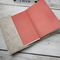 Gotteslobhülle, Gotteslobeinband Schmetterlinge und Kreuz Pink und Gold, Kommunion