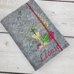 Gotteslobhülle, Gotteslobeinband Kelch und Taube, Kommunion