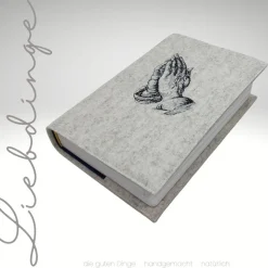 Gotteslobhülle Großdruck Ausgabe Filz BETENDE HÄNDE  KL73