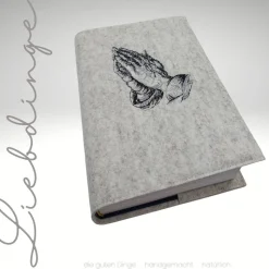 Gotteslobhülle Großdruck Ausgabe Filz BETENDE HÄNDE  KL73