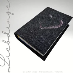 Gotteslobhülle Großdruck Ausgabe Filz HERZ  KL71