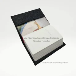 Gotteslobhülle Ichtys Fische Name personalisiert. Filz vegan K108