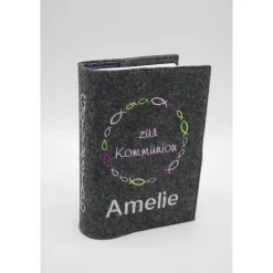 Gotteslobhülle kleine Fische Gebetbuch Hülle Geschenk Kommunion Firmung Konfirmation Geschenkidee Gott Kirche religiös