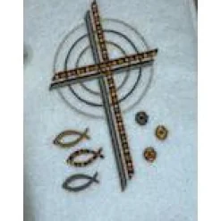 Gotteslobhülle, Kommunion, Firmung, Konfirmation, Kreuz, gestickt, Filz, Geschenk, Mädchen, Junge,  personalisierbar