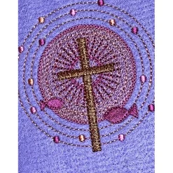 Gotteslobhülle, Kommunion, Firmung, Konfirmation, Kreuz, gestickt, Filz, Geschenk, Mädchen, Junge,  personalisierbar