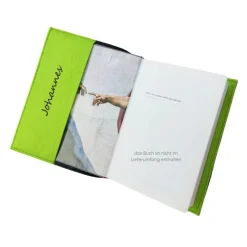 Gotteslobhülle Kreuz Fische Name personalisiert. Filz. mit Verschluss