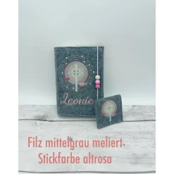 Gotteslobhülle Kreuz Gebetbuch Hülle Geschenk Kommunion Firmung Geschenkidee Gott Kirche religiös personalisiert Name