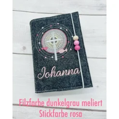 Gotteslobhülle Kreuz Gebetbuch Hülle Geschenk Kommunion Firmung Geschenkidee Gott Kirche religiös personalisiert Name