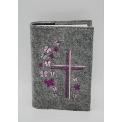 Gotteslobhülle Kreuz und Schmetterlinge Gebetbuch Hülle Geschenk Kommunion Firmung Konfirmation Geschenkidee Gott Kirche