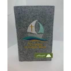 Gotteslobhülle mit Boot