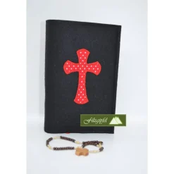 Gotteslobhülle mit Kreuz