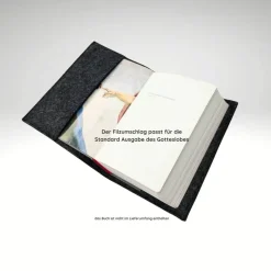 Gotteslobhülle Wollfilz Ichtys Fische Name personalisiert Filz