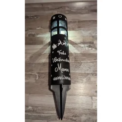 Grabbleuchte, Grabkerze, weihnachtlich, Solar