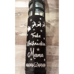 Grabbleuchte, Grabkerze, weihnachtlich, Solar