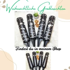 Grabbleuchte, Grabkerze, weihnachtlich, Sternschnuppe, Solar