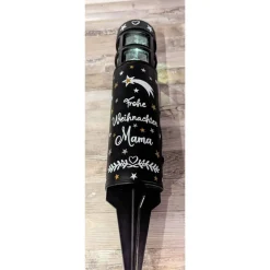 Grabbleuchte, Grabkerze, weihnachtlich, Sternschnuppe, Solar