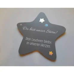 Grabdeko Kindergrab | Deko für Sternenkinder | Grabgestaltung Kind | Regenbogenfolie | wetterfest