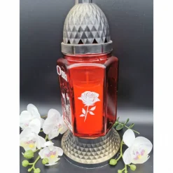 Grablicht , Personalisiert,  Gedenklicht, Trauerlicht, Trauerlaterne, Erinnerungslicht, Grab Laterne