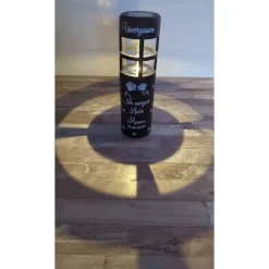 Grablicht Solar Pusteblume, Personalisiert,  Gedenklicht, Trauerlicht, Erinnerungslicht, Grab